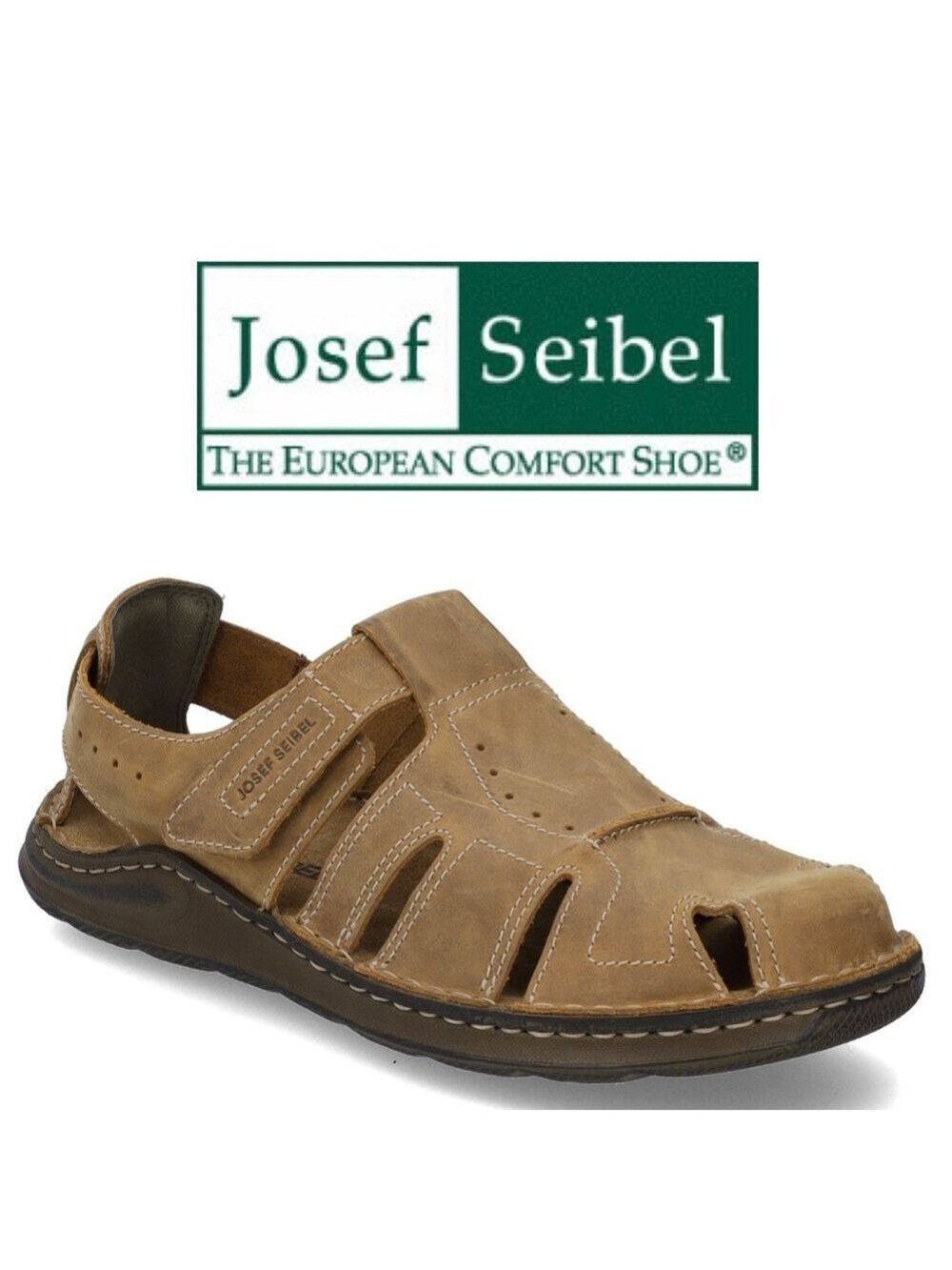 osef Siebel Maverick 01 Leather Sandals NWOB $140 J
